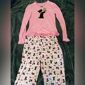 Hartstrings Girls Holiday Dog PJ Set